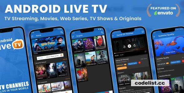 Android Live TV ( TV Streaming, Movies, Web Series, TV Shows & Originals) - 16 July 2025 - nulled