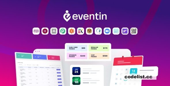 WP Eventin v4.0.28 - Events Manager & Tickets Selling Plugin for WooCommerce