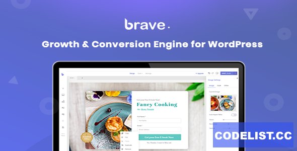 Brave v0.8.0 - Drag n Drop WordPress Popup, Optin, Lead Gen & Survey Builder